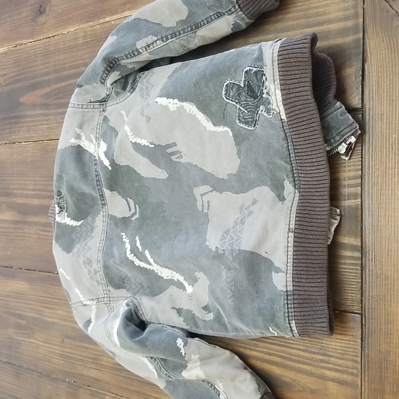 Quiksilver Quilted Camo Jacket Medium 5/6 - Picture 5 of 7